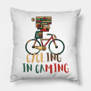 Cycling incaming time Pillow