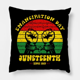 Juneteenth Emancipation Day Pillow