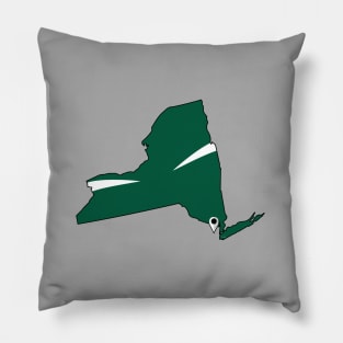 New York Football Pillow