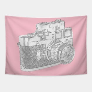 Retro Vintage Camera Side View Tapestry