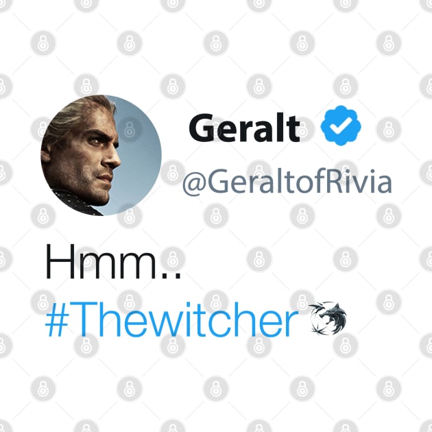 Hmm Geralt of Rivia by rahalarts