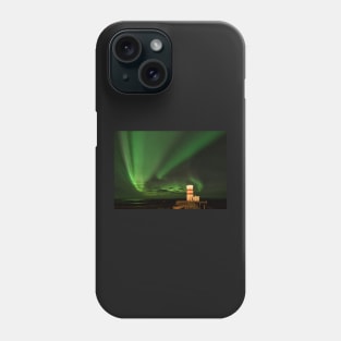 The Green Lights of Gardur Lighthouse Phone Case