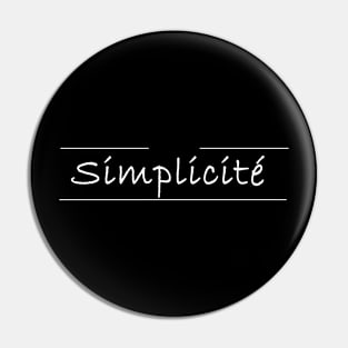 Simplicite Pin