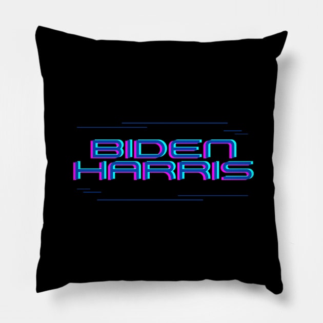 Joe Biden Kamala Harris 2020 Election Democrat Liberal Pillow by MalibuSun