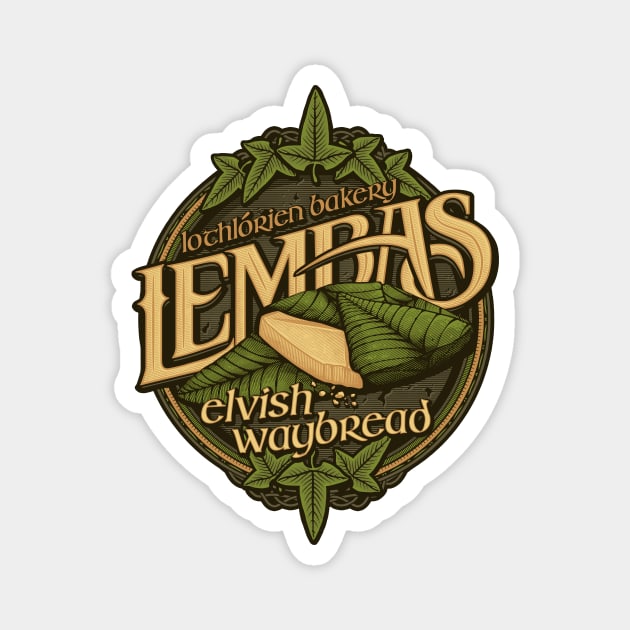 Lembas Bread Magnet by CoryFreemanDesign