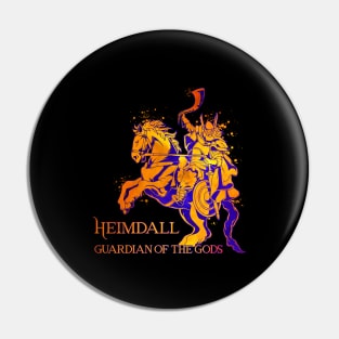 Viking guardian of the gods Heimdall Pin