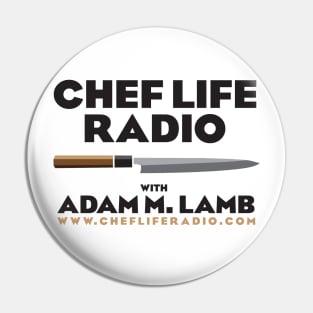 Chef Life Radio Podcast Cover Pin