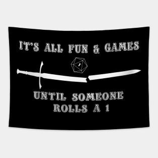 All Fun and Games Tapestry