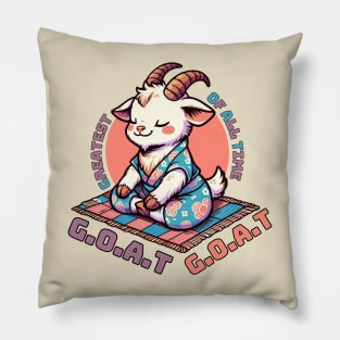 Goat Yoga instructor Pillow