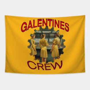 Galentines crew on a ship Tapestry