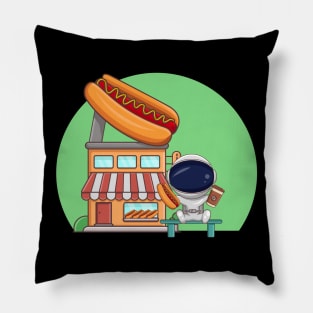 HOTDOG SHOP AND ASTRO Pillow