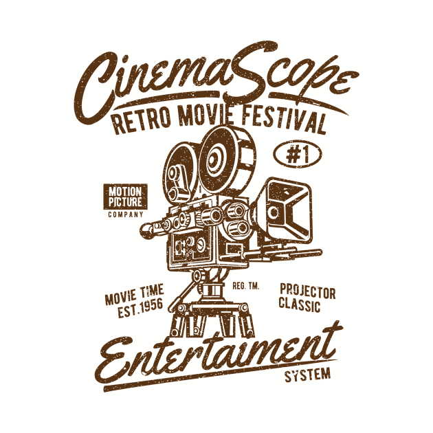 Vintage CinemaScope Retro Movie Festival by Rebus28