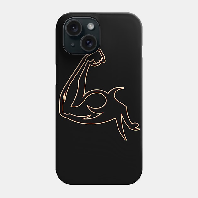 Muscle Power Phone Case by Teton Tees