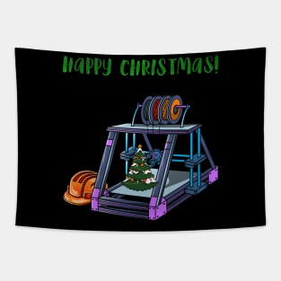 3D Printer #3 Christmas Edition Tapestry