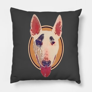 Sweet Bull Terrier Pillow