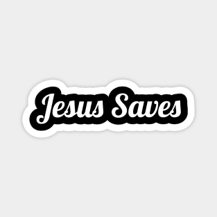 Jesus Saves - Christian Faith Magnet