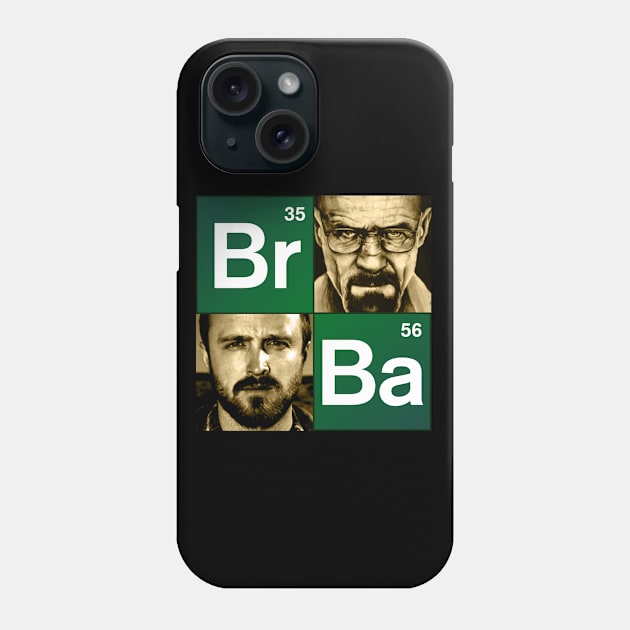 Jesse&Walter White Phone Case by Aries Black