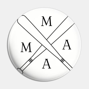 Baseball Mama Pin