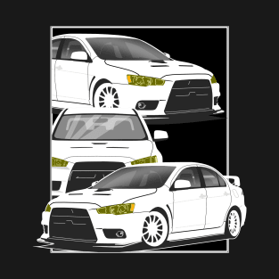 Mitsubishi Lancer Evolution X Fragment T-Shirt