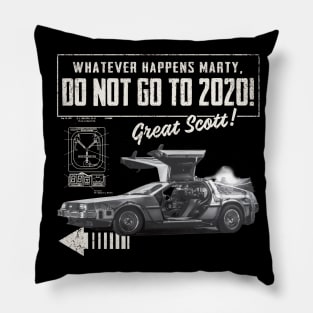 Whatever happens Marty, don't go to 2020! Pillow