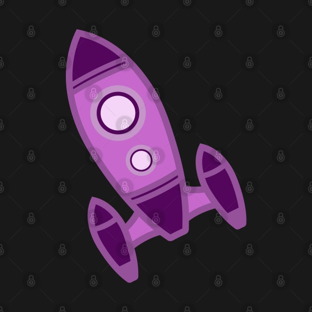 Purple Spaceship by holidaystore