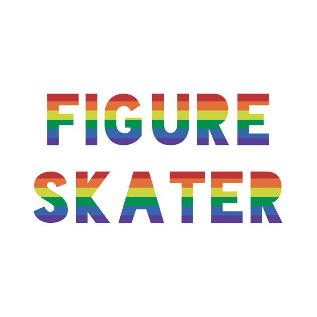 Figure Skater Gay Pride by QCult