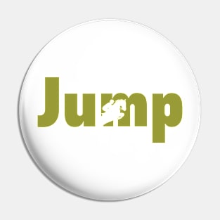 Jump Equestrian Pin