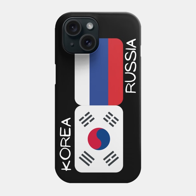 Korean Russian - Korea, Russia Phone Case by The Korean Rage