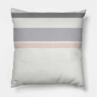 A neat arrangement of Very Light Pink, Philippine Gray, Gray (X11 Gray) and Lotion Pink stripes. Pillow