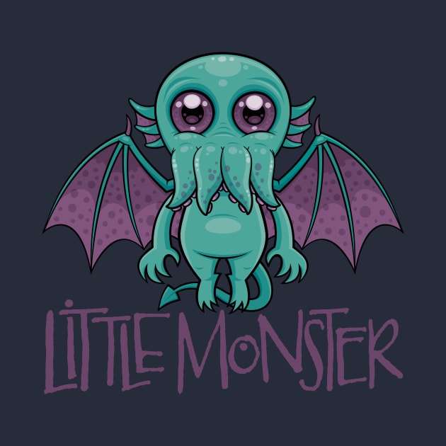 Cute Baby Cthulhu Little Monster by fizzgig