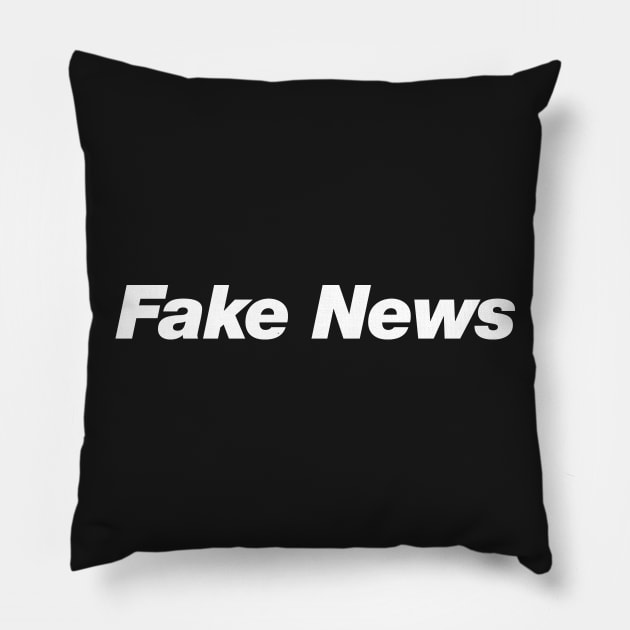 Fake News Pillow by Chestify