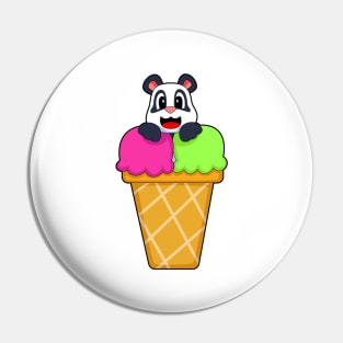 Panda Waffle ice cream Pin