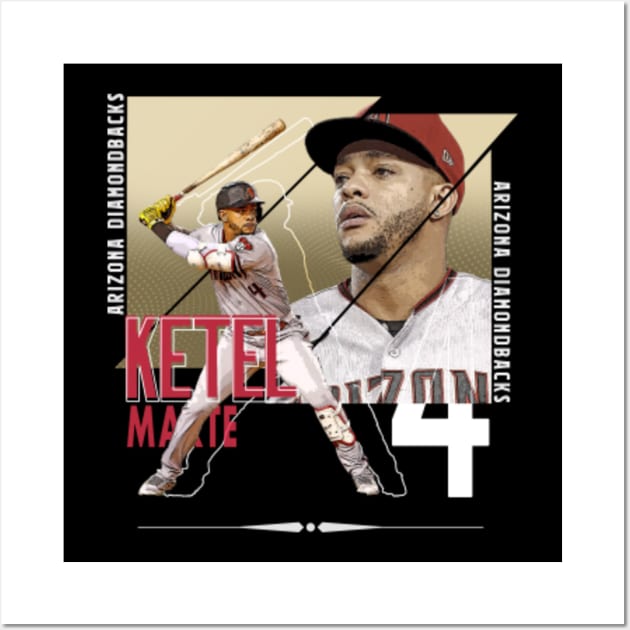 Ketel Marte baseball Paper Poster Diamondbacks 4 - Ketel Marte