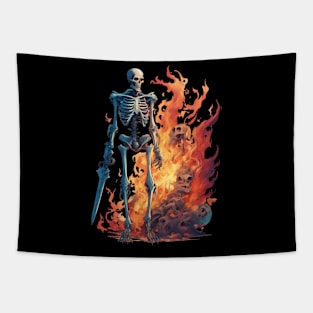 Infernal RealmsDomain of Evil Demons and Hellish Skeleton Tapestry