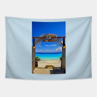 Gate to the Ionian sea - Antipaxos island Tapestry