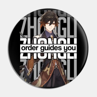 ZHONGLI order guides you Genshin Impact Pin