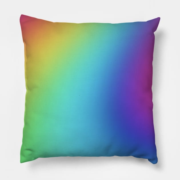 Bright Colorful Blurry Design Pillow by KelseyLovelle