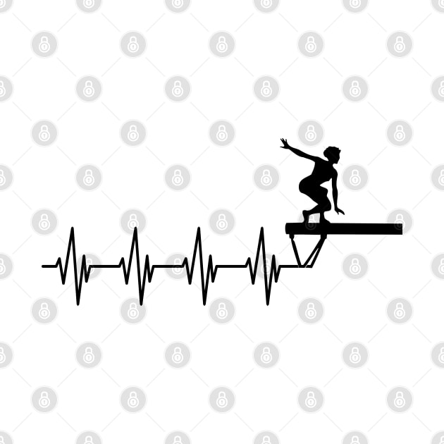 Gymnast Heartbeat by KC Happy Shop