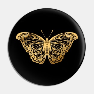 gold butterfly Pin