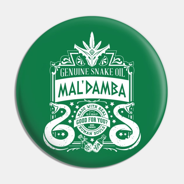 Mal'Damba (light) Paladins Champion Logo Pin by dcmjs