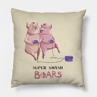 Super Smash Boars Pillow