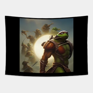 Teenage Mutant Sun Turtles Tapestry