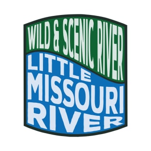 Little Missouri River Wild and Scenic River Wave T-Shirt