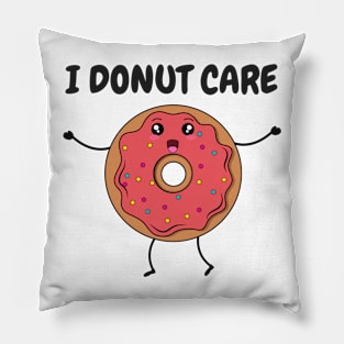 I Donut Care Pillow