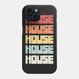 Retro Vintage HOUSE Music Phone Case