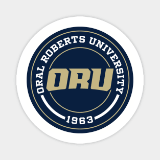 Oral Roberts - Circle Design Magnet