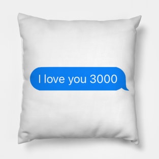 I love you 3000 Pillow