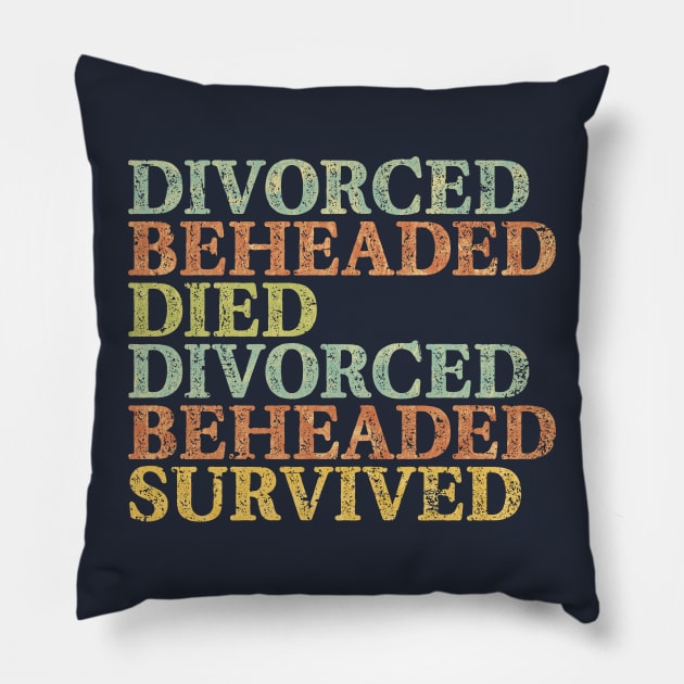 Six Wives Pillow by kg07_shirts