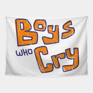 Boys Who Cry Band Logo Tapestry