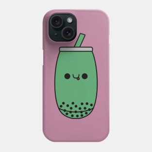 Cute Matcha Bubble Tea - Kawaii Boba Tea Phone Case